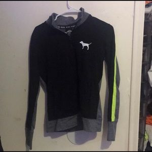 Pink activewear quarter zip